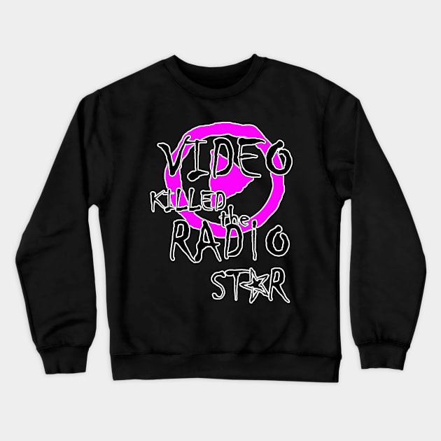 radio star Crewneck Sweatshirt by gorgeouspot